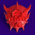 Diablo-Doble-Cara.png Two-Faced Devil Head Looking in All Directions Wall Mounting