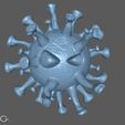20211022_001238.jpg COVID - 19 Virus Halloween Deco Coronavirus Resin 3D printable