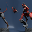 Render3.png Hellgirl Model1 3D Print