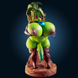 Gob-futa.png Goblin Girl Short & Stacked 3D Print Model