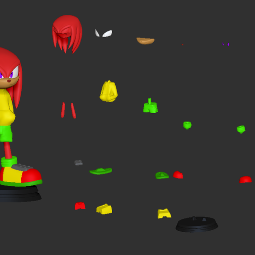 image.png Knuckles Urban Vibes (Multiparts / 3MF)