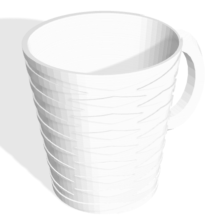 MUG coffee cup patterns - 3D model önizlemesi