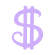 DOLLAR.stl Letras y Números DISNEY Letters and Numbers | Logo