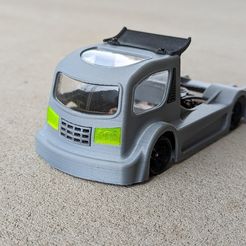 e39265ce-c830-4c16-97e2-29599ceefe1d.jpg Free 3D file Mini-z semi truck body 102mm・3D printable object to download