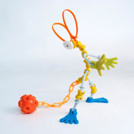 Chain with ball stoppers