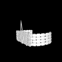 Capture d’écran 2020-05-26 à 19.23.45.png STL file leather-look bracelet・3D printing idea to download, gialerital
