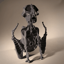 HMN_1.png Free STL file His Master's Noise statuette・3D print object to download