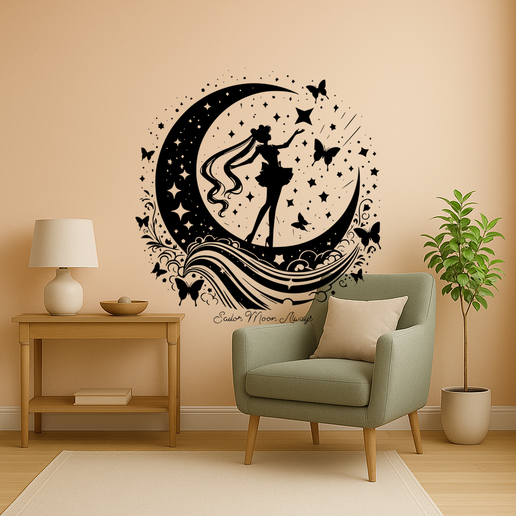 Sailor Moon - A Sword Sailor Mars Cutting Through