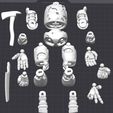 TheAnim-c_17PartsPrintLocations.jpg Articulated Animatronic Springtrap (Dead by daylight) (15 moving points, 44+9 parts)