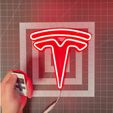 2.jpg 3D-Datei 3D gedrucktes TESLA Neon-Schild mit Anleitungen kostenlos・3D-Druck-Idee zum Herunterladen