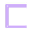 left_part_no_brace.stl Корпус PanelDue 7i для печати на малых печатных плашках (OpenSCAD)