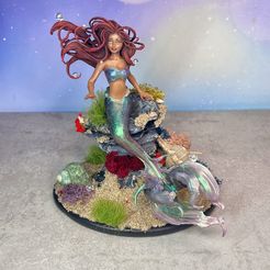 IMG_9287.jpeg STL file Little Mermaid - Halle Bailey - Disney live action・3D printable model to download