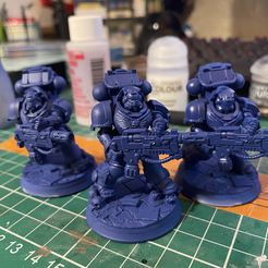 Eradicateurs marins de l'espace lourd Melta Fans primaris