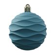 wavy-spherea.jpeg ChristmasJoy: Festive Sphere Ornament Wavy Digital Download in 75mm and 114mm Sizes (Hollow & Solid Versions with Detachable Cap)