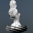 Preview13.jpg Invisible Woman Bust - Fantastic Four 3D print model