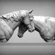 Love-horses-busts3.jpg Love horses bust 3D print model