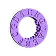 Ring-of-5ths-Top.stl Circle of Fifths Spinner