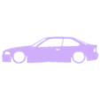 e36 coupe.stl Key ring BMW E36 Coupe