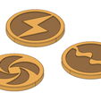 LTTP Medallions 7.PNG Bombos, Ether, and Quake Medallions and Coasters (LTTP)