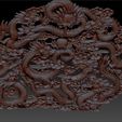 NineChineseDragons3.jpg nine Chinese traditional dragons model of bas-relief for cnc