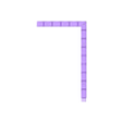 MUR RETOUR TUNNEL.stl TUNNEL AND WALL ASSEMBLY WITH STAIRCASE WITH LADDER N