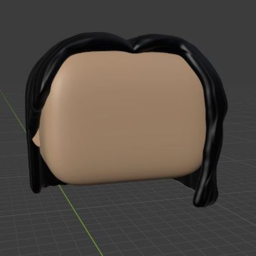 HAIR 83 CUSTOM POP 3D model