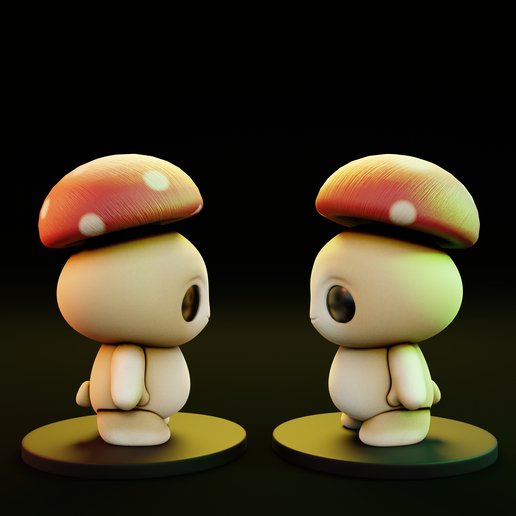🍄 Lumimon Fungrow – Forest Environment - Fungi Variation | STL 3D Print ...