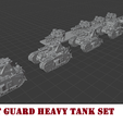 cultguardheavytanksetpic.png cultist spaceguard tank set 6mm-10mm scale models