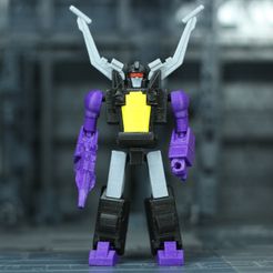 Shrapnel_1X1_1.jpg Free STL file G1 Transformers Shrapnel - No Support・3D printable model to download