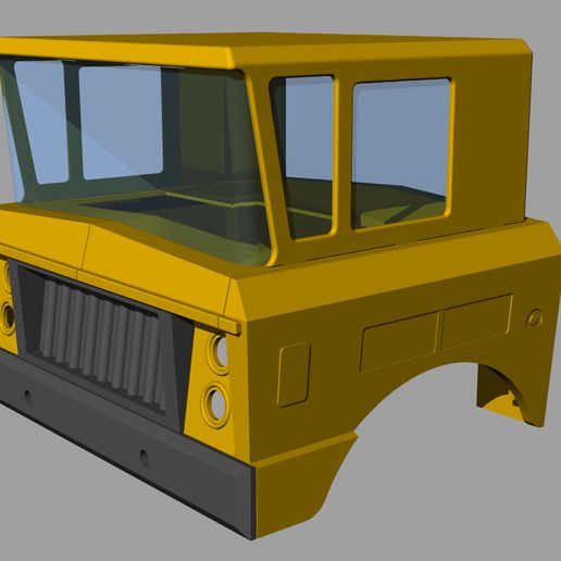 Rico Sanson truck cabin - 3D model önizlemesi