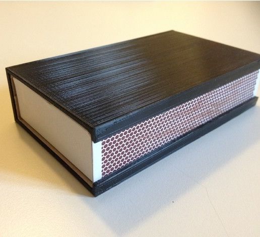 Matchbox cover (big box) - 3D model önizlemesi