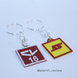 @alemh_review F1 Drivers Logo Keychain