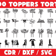 2020-04-14.png Vectors Laser Cutting - Toppers Ornaments