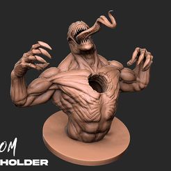 1.jpg STL file Venom - Penholder 3D print model・3D print design to download