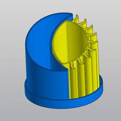 1.jpg Fichier 3D Jardinière soleil et lune・Modèle pour impression 3D à télécharger