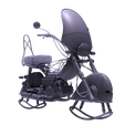 B10.png Sci-Fi XR 777 AERO MOTORCYCLE  1:10  SCALE MODEL KIT