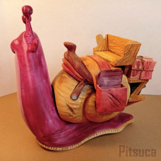 Bessie snail from Amphibia 3D model