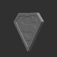 ZBrush-Document2.jpg Superman logo keychain.