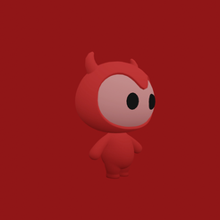 27.png STL file Cartoon Mascot for 3D Printing・3D printing design to download