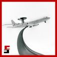 cults3D-12.jpg Fichier 3D Avion Boeing E-3 Sentry・Modèle pour imprimante 3D à télécharger