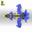 04-Electric-Flash_Orthographic-Top.png Fighter Jet - Brick3D set