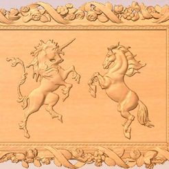 Two2.jpg STL-Datei Unicorn and Horse kostenlos herunterladen • Design zum 3D-Drucken, Account-Closed