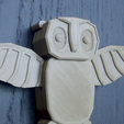 Close-up-owl-wing.png Owl Key Holder