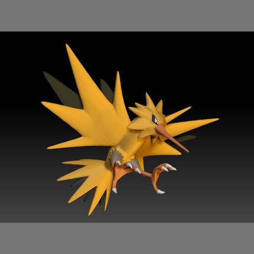 🐉 Pokemon Zapdos・ STL File for ・Cults