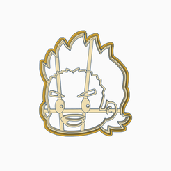 assadsad.png Free STL file MIRIO TOGATA LEMILLION / COOKIE CUTTER / MY HERO ACADEMY /BOKU NO HERO / ANIME / CHIBI・3D printable model to download
