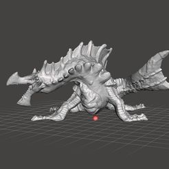 agnaktor11.jpg STL-Datei AGNAKTOR PVC PLASTIK FIGUR SPIELZEUG MODELL DRACHE MONSTER FANTASY SPIELE・3D-druckbares Design zum Herunterladen