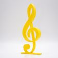 DSC02289.jpg Music Symbol Notation Treble Clef Toy Gift 3D