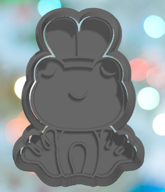 Easter Frog Cookie Cutter