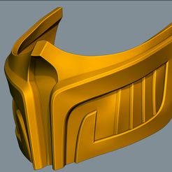 8.jpg Fichier STL INSPIRÉ DU MASQUE DE SCORPION・Modèle pour impression 3D à télécharger