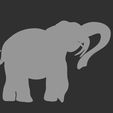 07.jpg Elephant Pendant V3  Printable Animal